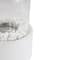 10.5" Bio Ethanol Round Portable Tabletop Fireplace with White Base
